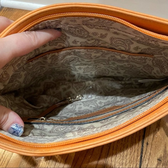 Simply Noelle Shoulder Bag Honey Orange New With Tags - Picture 7 of 11